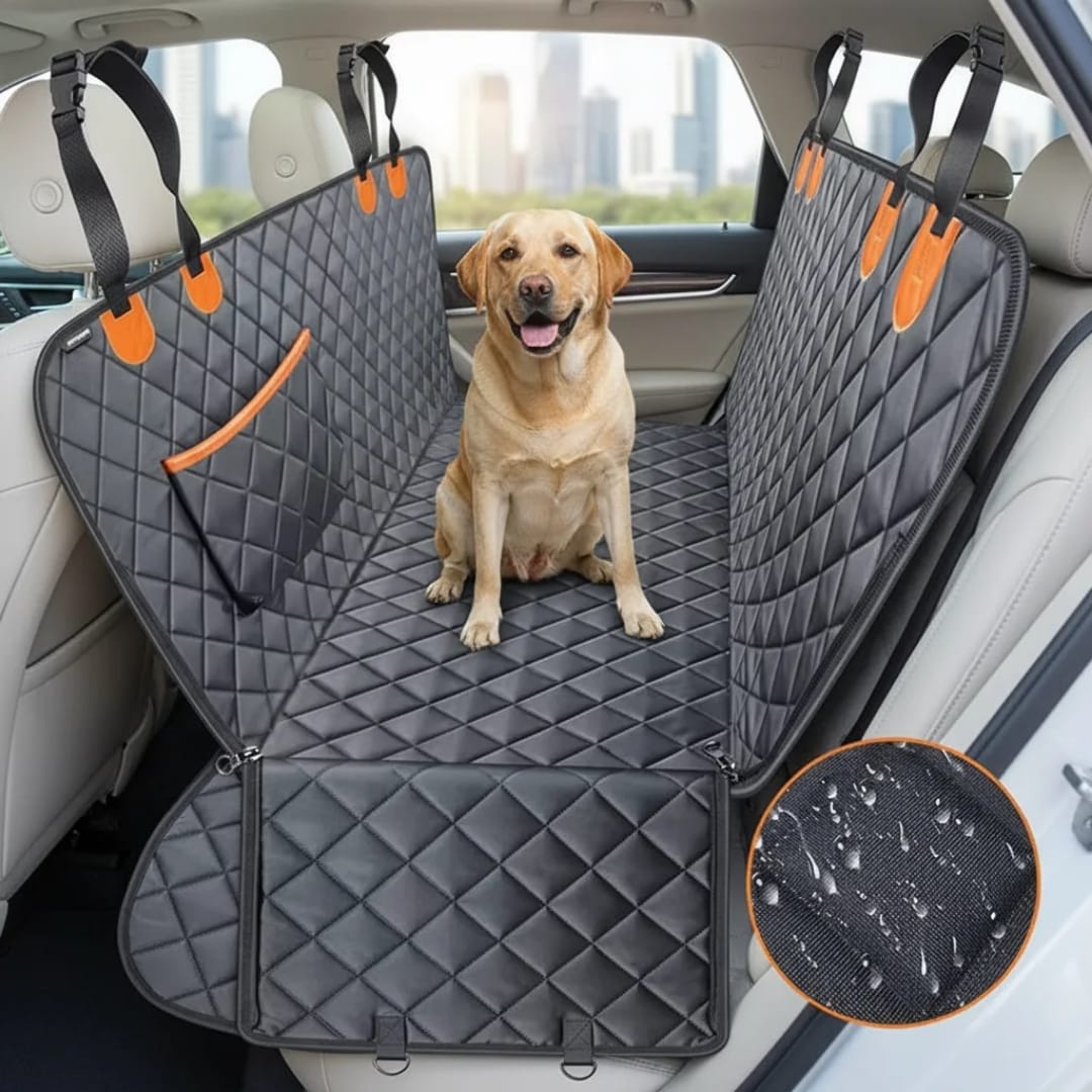 Convertible Dog Car Bed Travel Hammock Waterproof Portable SUV/Truck Back Seat Extender for Cats Non-Inflatable Camping Mattress