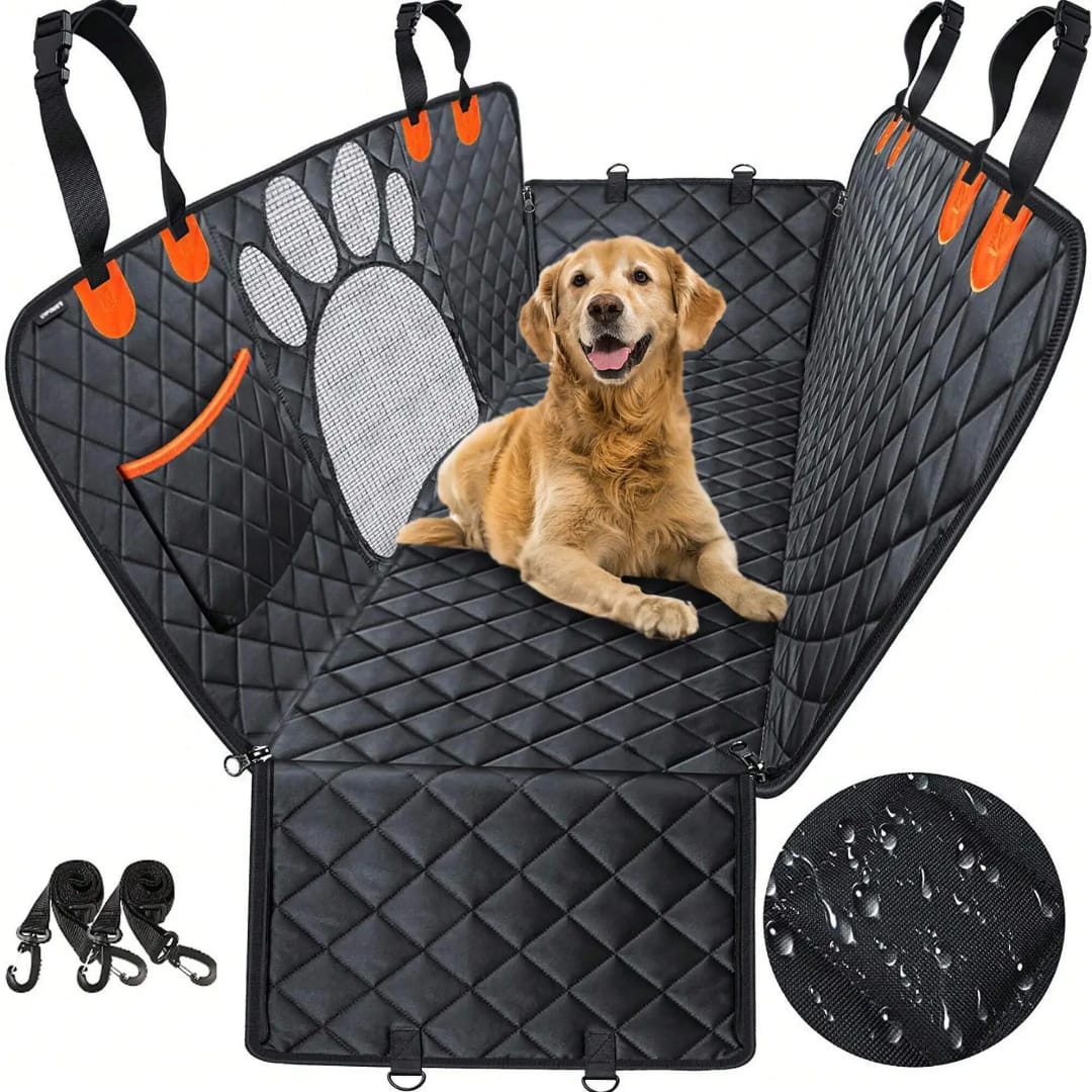 Convertible Dog Car Bed Travel Hammock Waterproof Portable SUV/Truck Back Seat Extender for Cats Non-Inflatable Camping Mattress