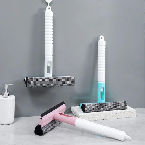 Household multi-function glass cleaning mirror with watering can 3 in 1 glass scraper window scraper