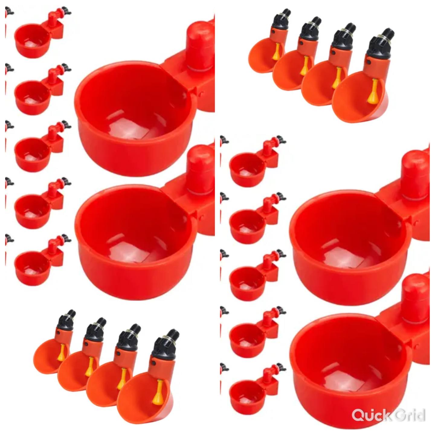 Farmers offer - Automatic cup chicken drinkers - 3 pcs- 20 pcs