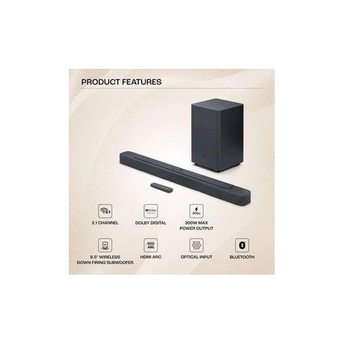 Jbl l BAR 2.1CH DEEP BASS (MK2) 300W SOUNDBAR WITH WIRELESS SUBWOOFER