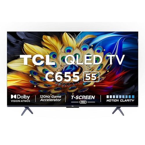 TCL 55 C655 QLED Pro 4K Google TV 120 Hz Gaming, Dolby Vision & Atmos, 32GB