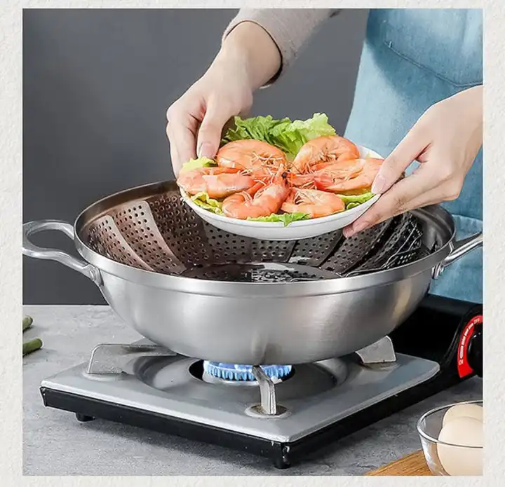 SPECIAL OFFER!! Stainless Steel Steamer Basket/Vegetable Steamer, Food Basket ,Bowl Cooker, Strainer ,Mesh Dish Folding,Stainless Steel Vegetable Steamer. Kindly watch the video beow