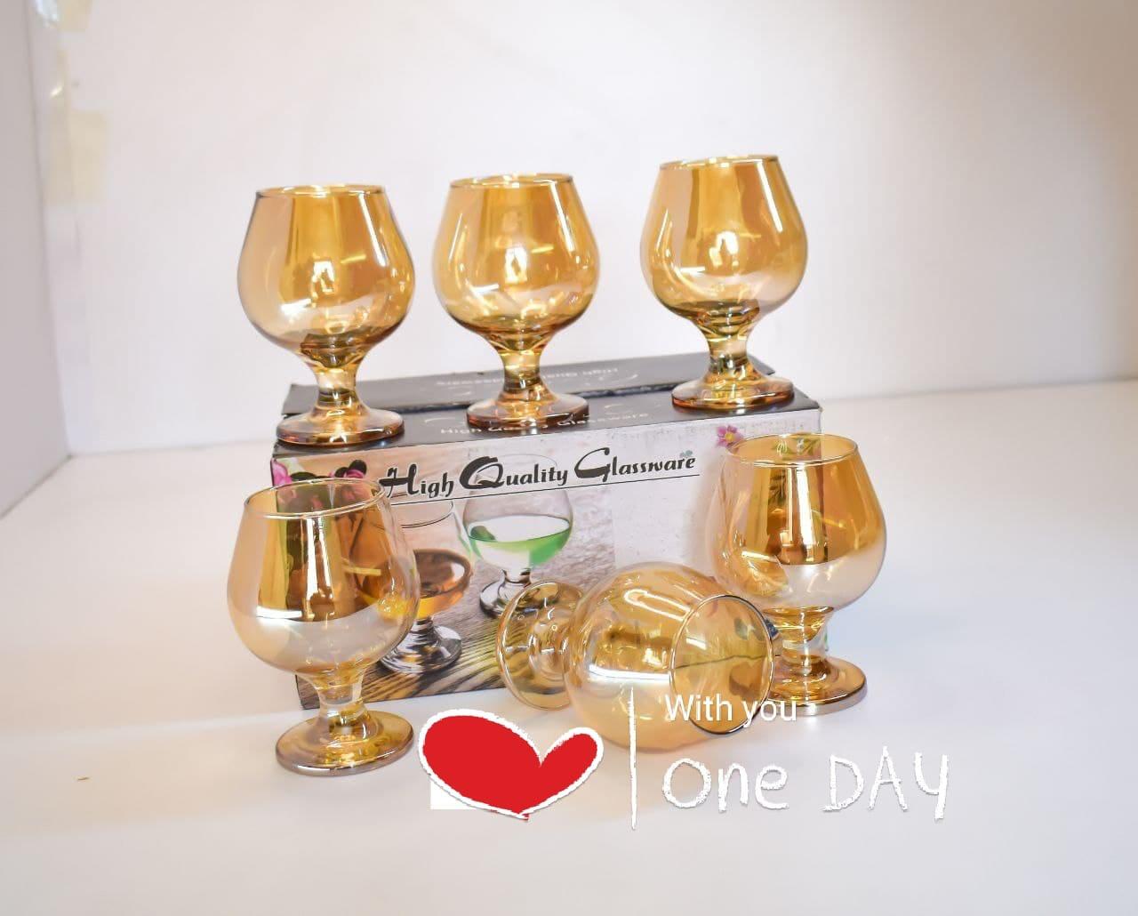6 pcs cognac wine glasses 300 ml ,Brandy Snifters Set of 6,Cognac Glasses 13 Oz,Wide Tasting Glasses, Handcrafted, Good for Cognac Brandy Scotch,Crystal Whiskey Cognac Glass,