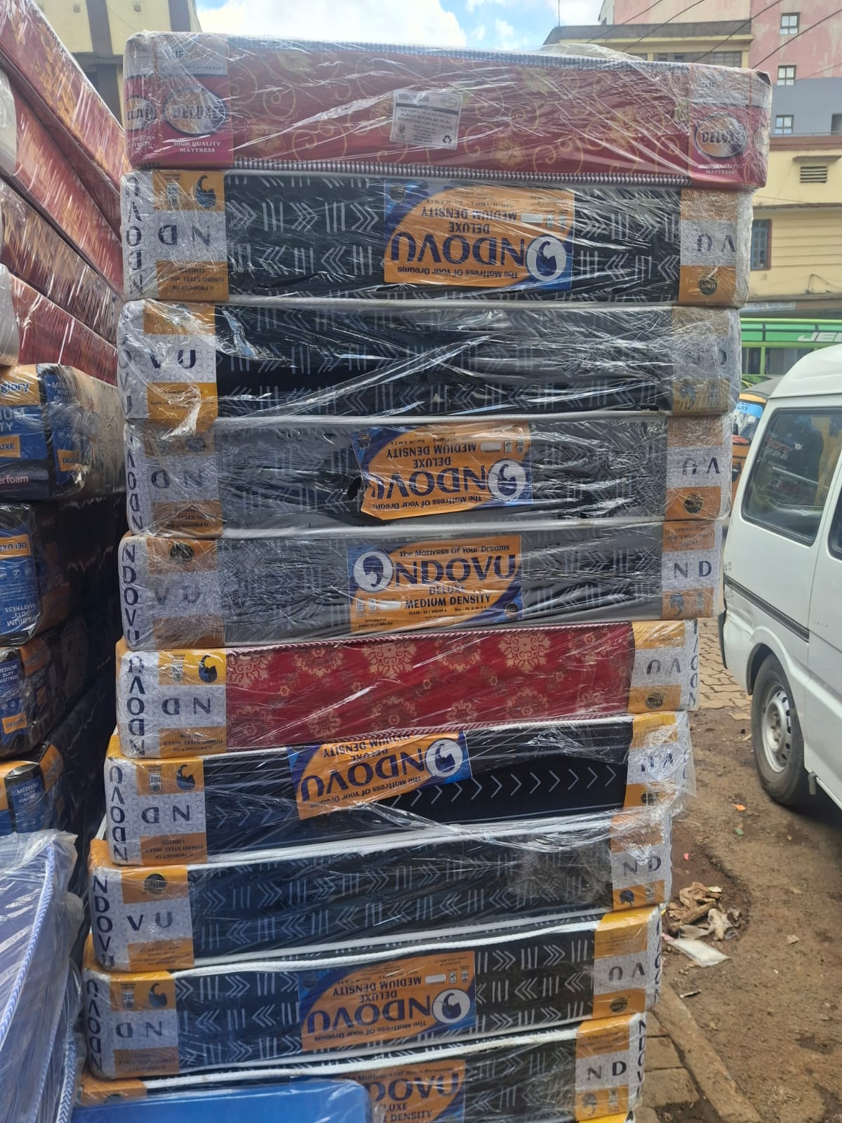 Quilted Mattress,  10 inches ,Designed for superior support, the mattress features a high-density foam core, innerspring coils, or a hybrid combination, ensuring optimal spinal alignment and stability
