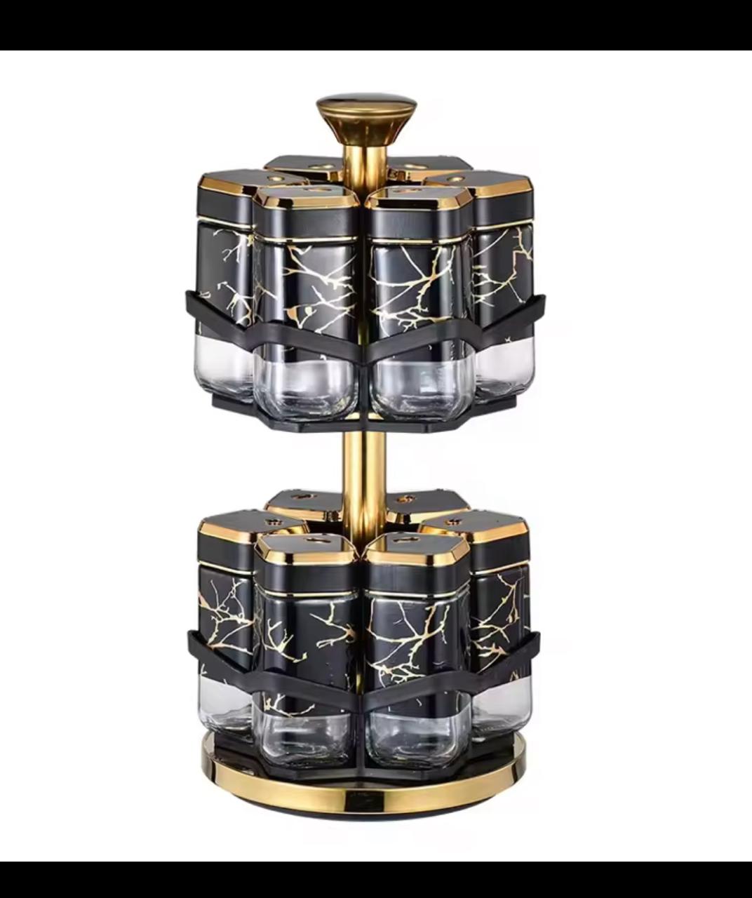Spin Spice Rack Best price for 360 rotating 2 tier 12 jars spice rack (12 spice jars ...