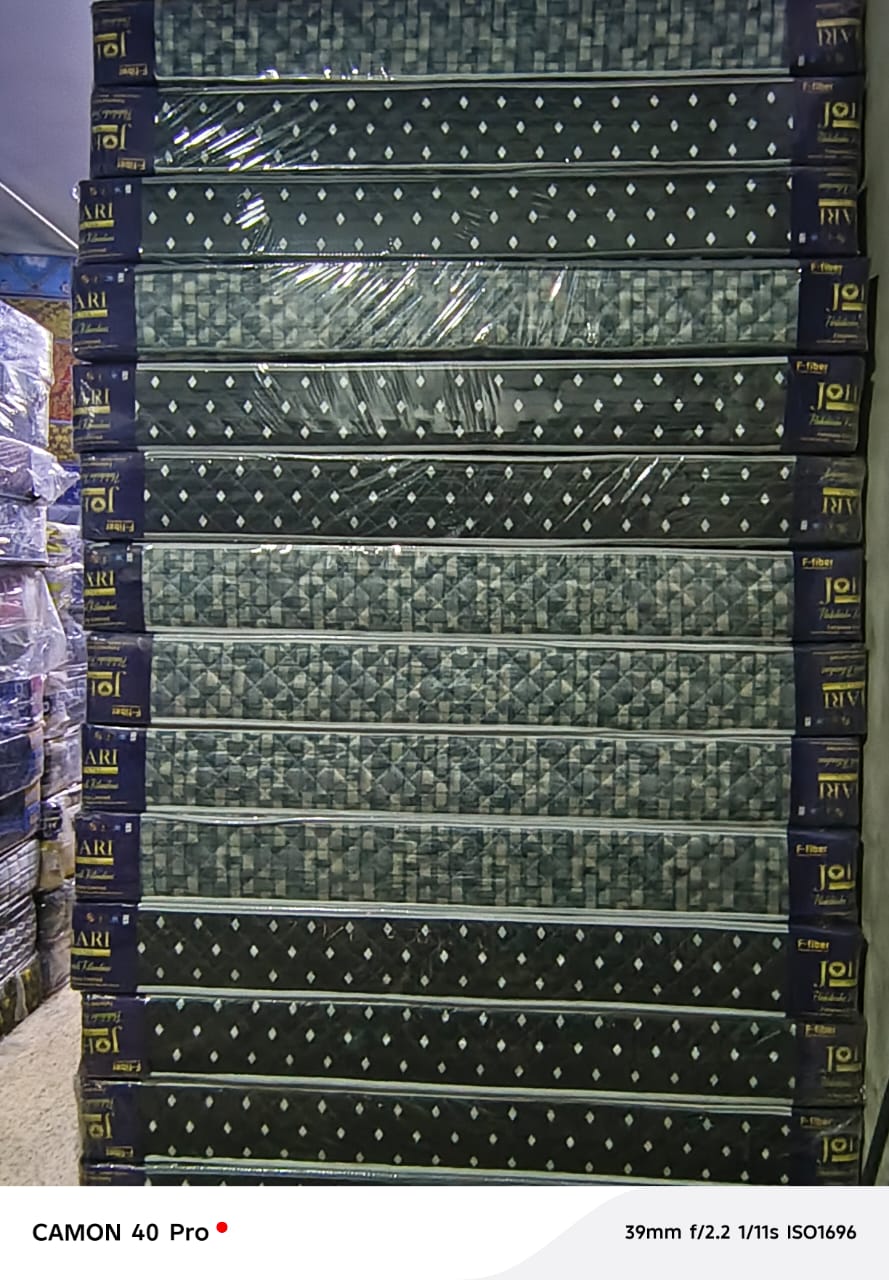 Quilted 6 inch Johari matress, Memory Foam Mattress for Comfort Sleep, Cooling Night Sleep & Pressure Relief, Ships Compressed