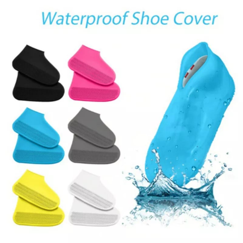 Thickened Unisex Silicone Shoe Cover, Shoes Covers Rain Boots Reusable Waterproof Shoe Covers Non Slip Overshoes Unisex Shoe Protectors for Women Men,