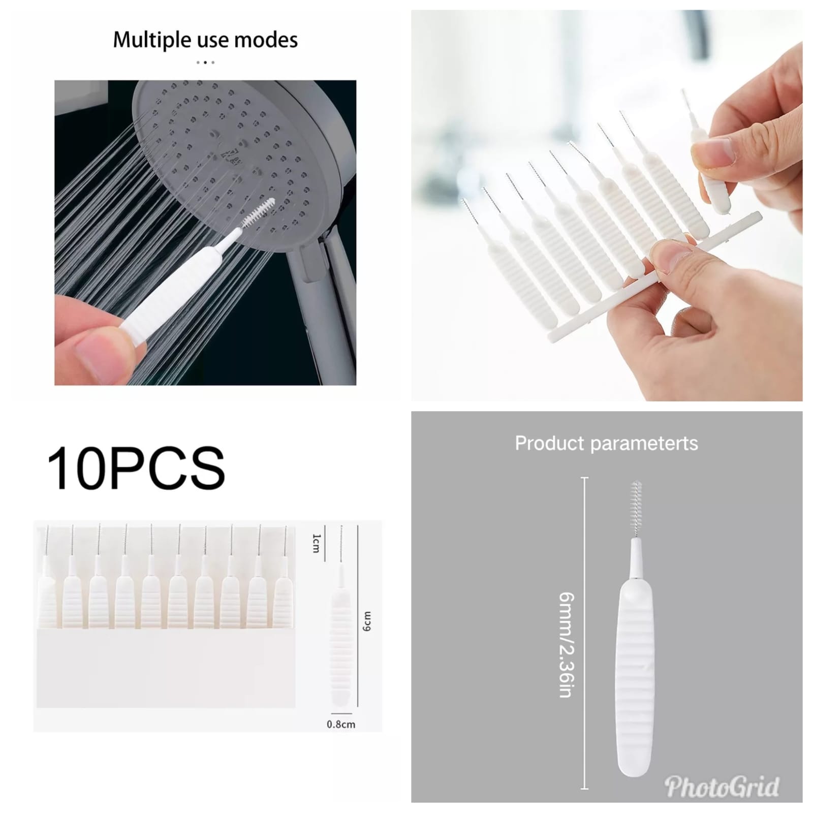Shower Head Cleaning Brushes, Shower Head Cleaning Brush for Small Hole,Multifunctional Shower Head Cleaner Tool Anti-Clogging Nozzle with Storage Boxes, Showerhead Cleaning Brushes Picks.