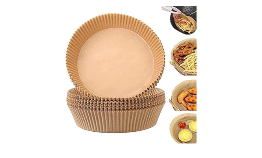 25 pieces Air fryer disposable paper liner,non_stick  Oil proof parchment mat for cooking microwave oven sheets special baking