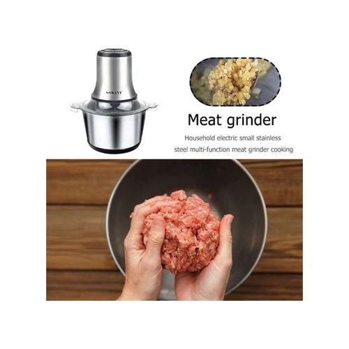 SPECIAL OFFERS. Sokany Electric Meat Grinder/ Vegetable Chopper with 4 detachable stainless steel blades