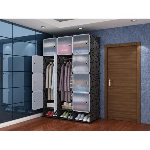 SPECIAL  OFFERS.Generic Quality Affordable 3 Column Plastic Portable Wardrobe DIY  makes your room so presentable and good looking.this is the idea choose for your rooms.