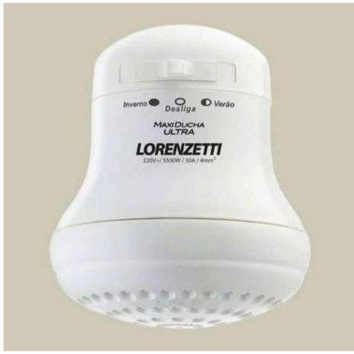 Lorenzetti shower HEAD.3 Temperature Lorenzeti Instant Shower Electric Water Heater is the ideal option for a relaxing and economic bath.