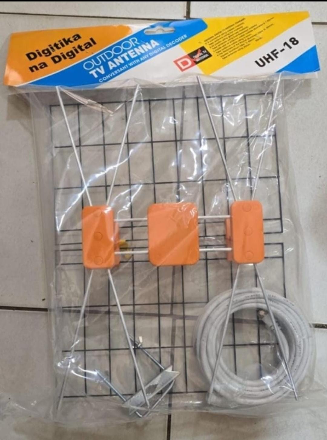 Gotv Go tv Digital Antenna + 10m Coaxial Cable