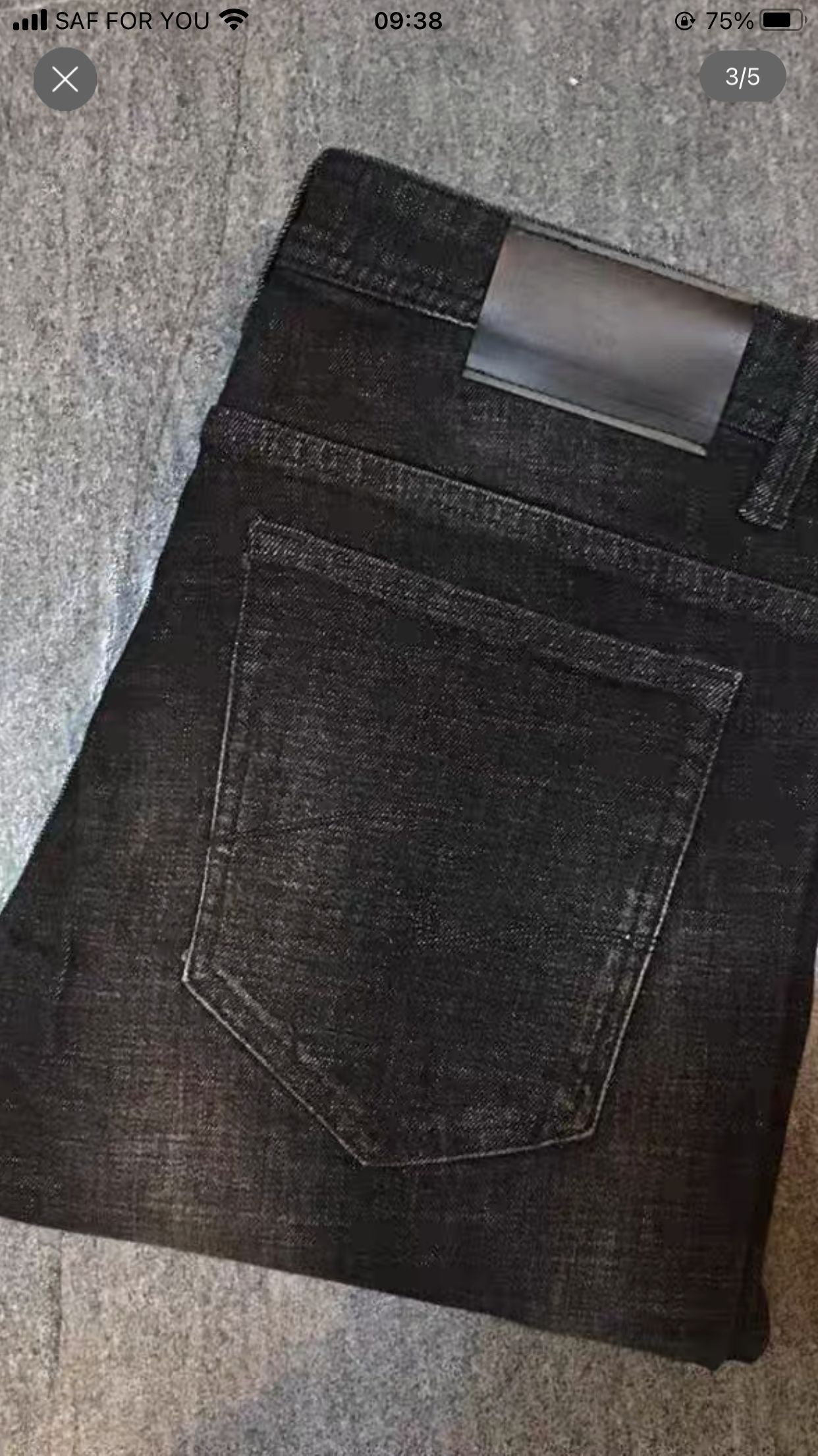 MEN SLIM FIT CASUAL JEANS TROUSER