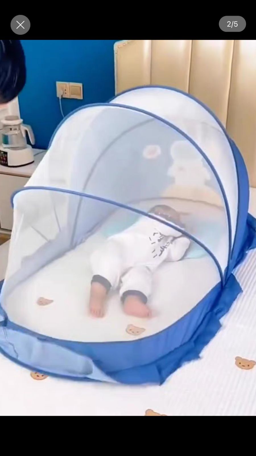 South Korea baby mosquito net Small bed full cover child mosquito cover foldable mosquito net
