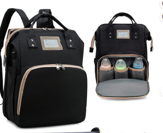 New Style Diaper Bag Large Capacity Multi-functional Waterproof Mom Backpack MOTHER&apos;S Bag Diaper Bag