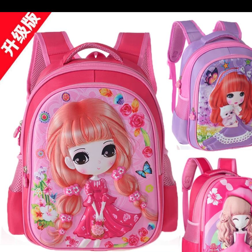 Generic Cartoon Themed School Bag Pack- New Style School Bags/Boys Backpack for Chirldren Kids PopularDesign with a pencil bag