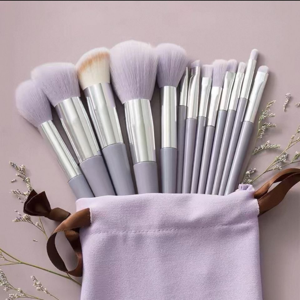 New 13Pcs Makeup Brush Set Foundation Powder Eyebrow Eyeshadow Blending Blush Brushes Beauty Make Up Kit Tool