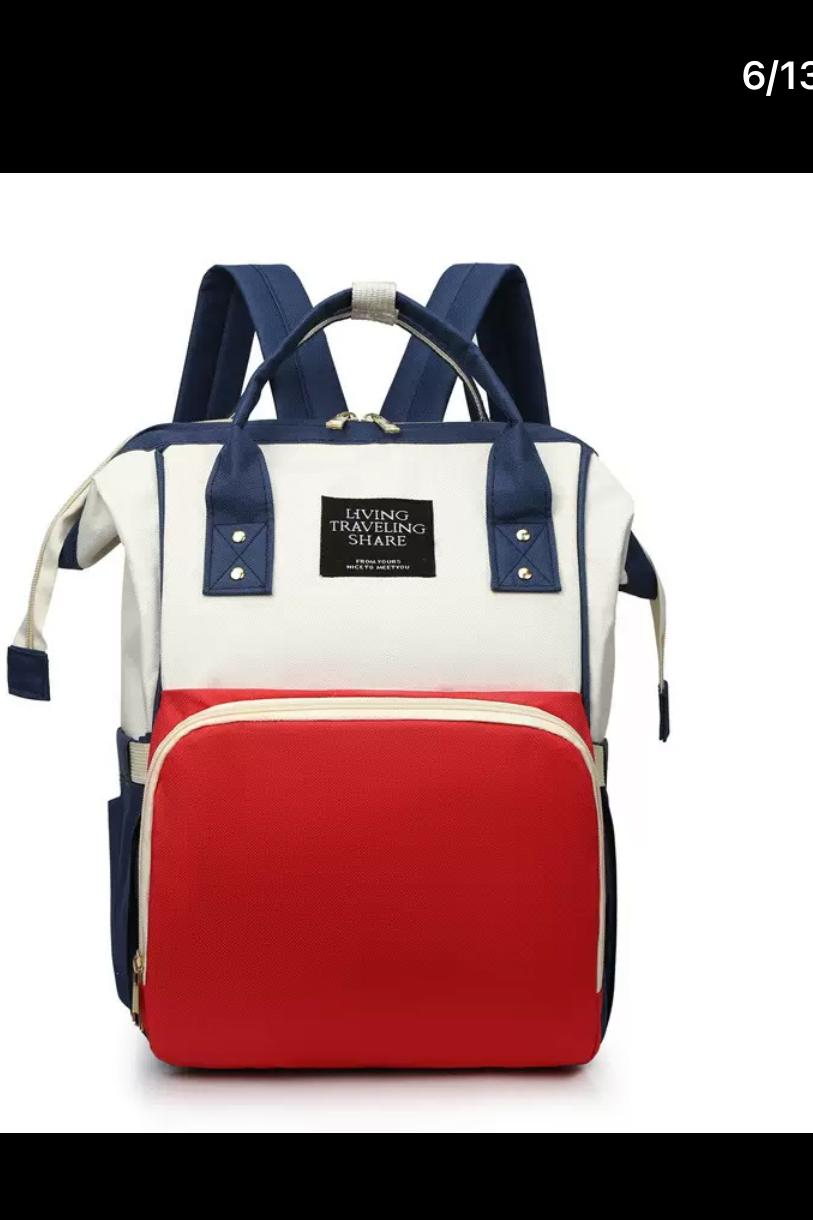 Mummy bag, multi-functional, large capacity, double shoulder bag, fashionable new style for women, mother and baby bag for going out, casual travel bag for mothers.