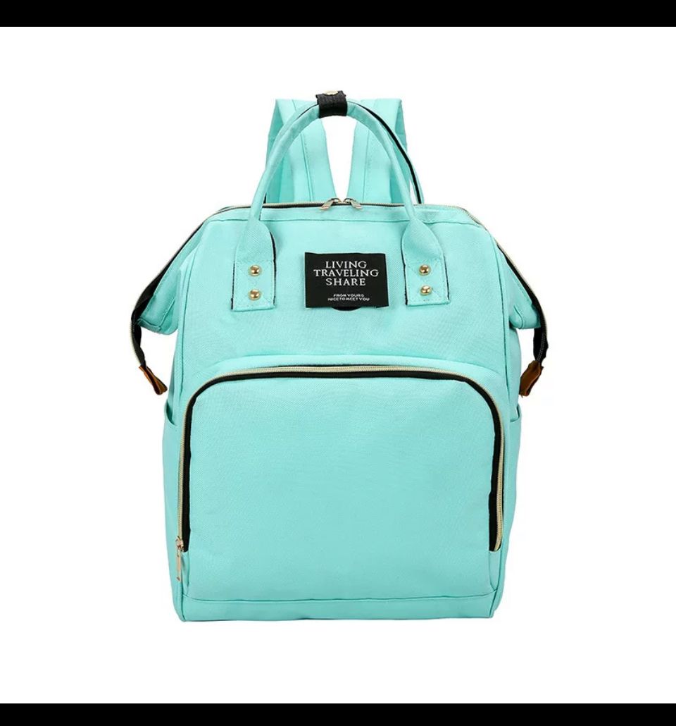 Mummy bag, multi-functional, large capacity, double shoulder bag, fashionable new style for women, mother and baby bag for going out, casual travel bag for mothers.