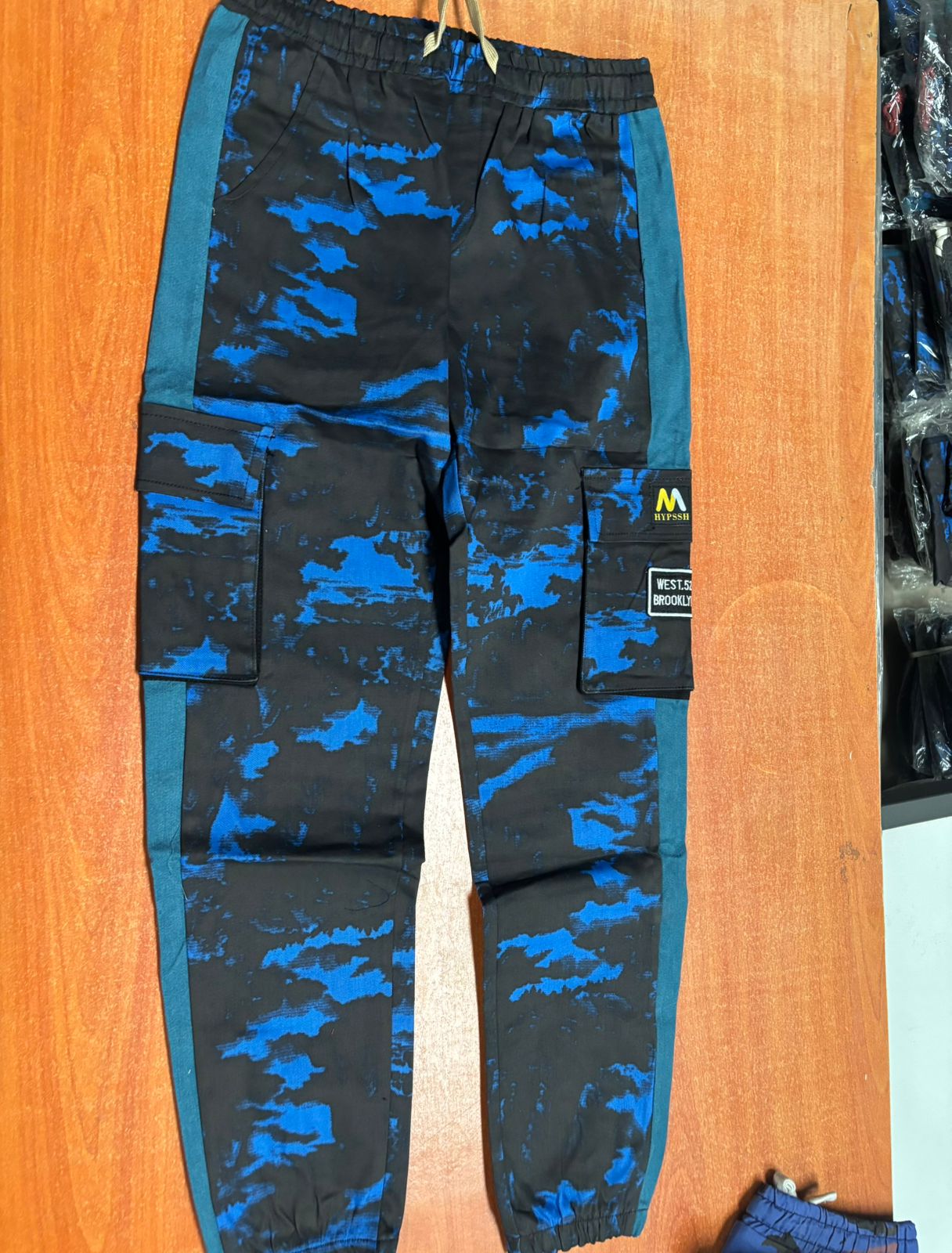 Fashion Multi-pockets Overalls Men's Pants Sportwear Baggy Casual Joggers Trousers Sweatpants