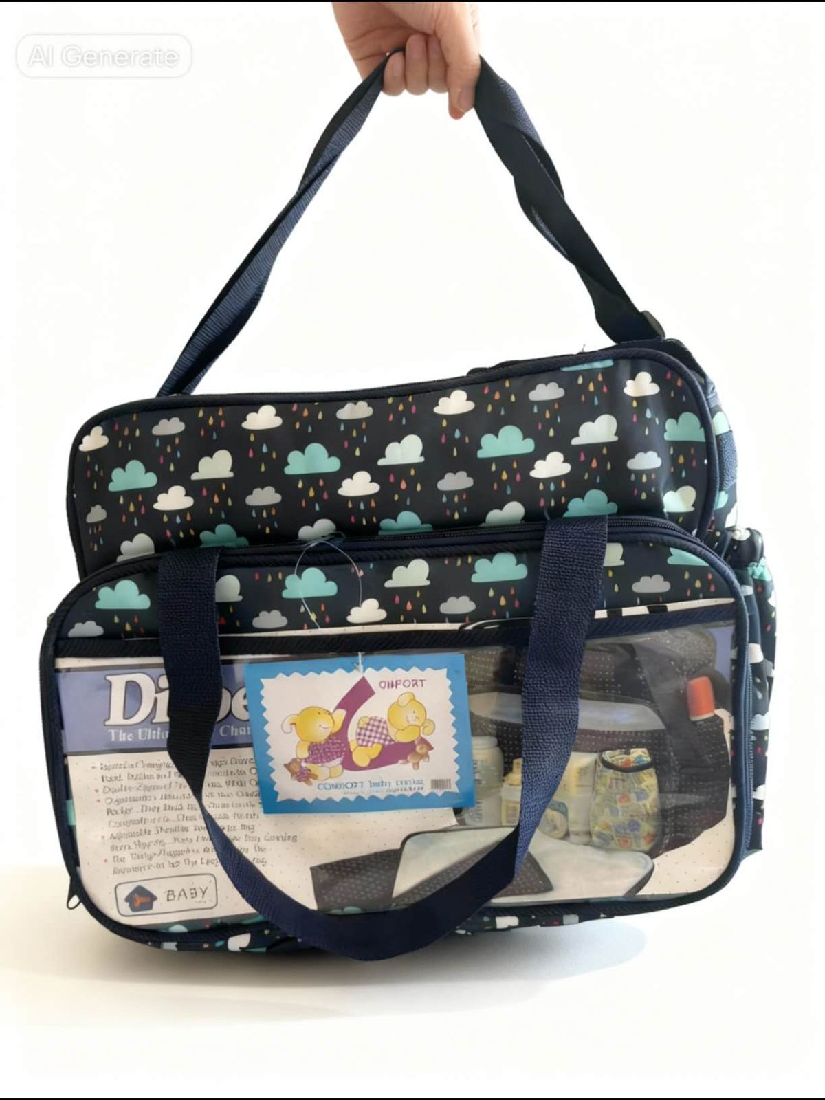 New Style Diaper Bag Large Capacity Multi-functional Waterproof Mom Backpack MOTHER'S Bag Diaper Bag