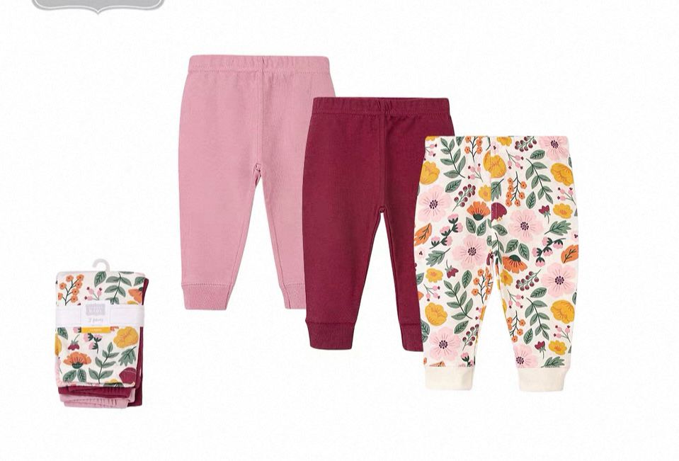 Baby Boys and Girls Newborn Soft Cotton Spring-Autumn Style Elastic Waist Overalls for Underwear Pants and Shorts