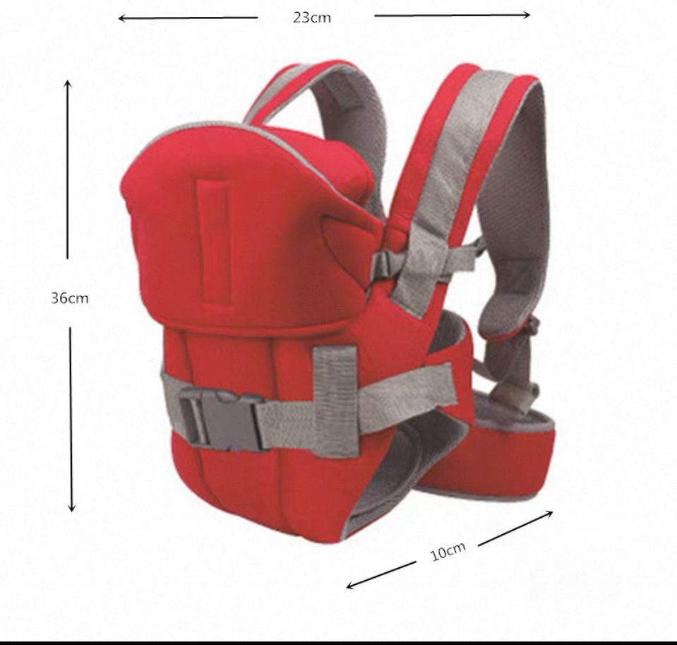 Baby Carrier with Hood for Newborns – Adjustable, Breathable, and Ergonomic Front & Back Baby Sling for Comfort and Support