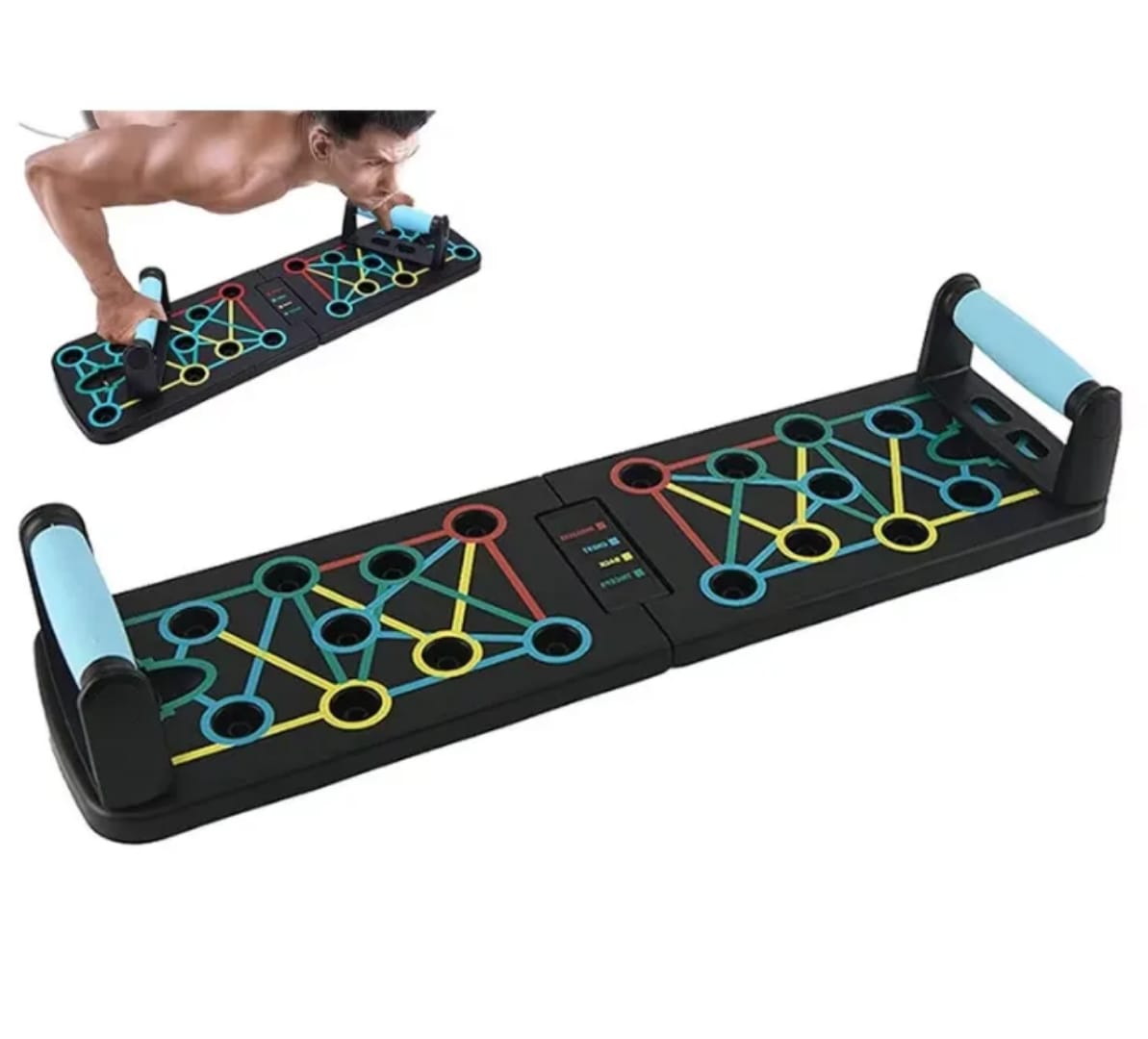 Foldable Push up board for chest, back, shoulders and triceps