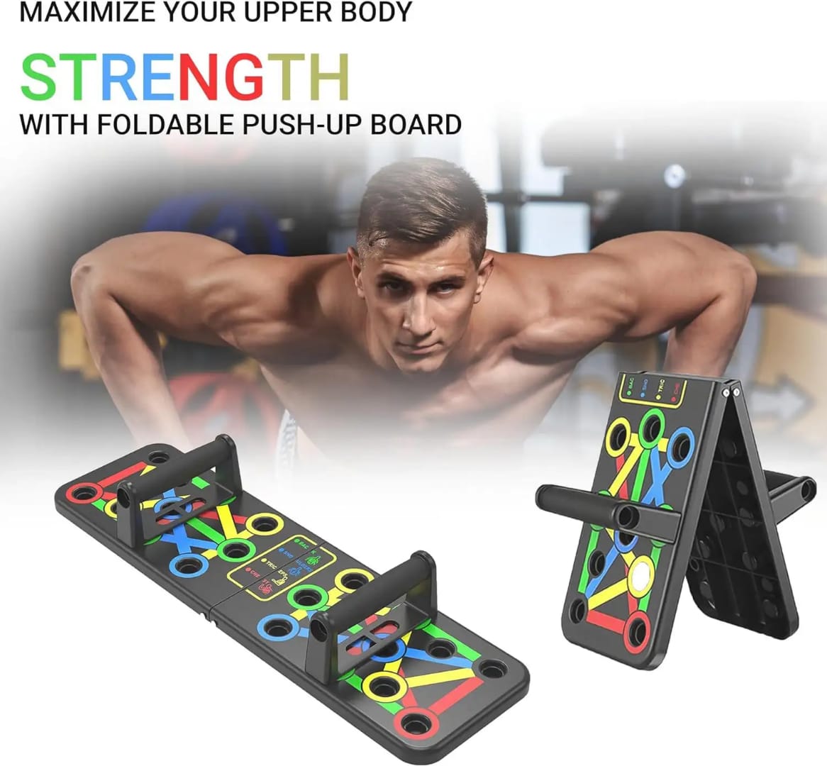 Foldable Push up board for chest, back, shoulders and triceps
