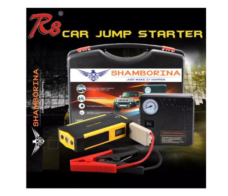 Shamborina Heavy Duty Car Jump starter Kit With Air Compressor