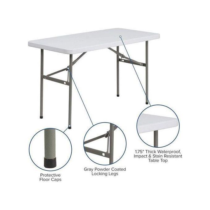 Adjustable Foldable Table - 1.2 mtrs