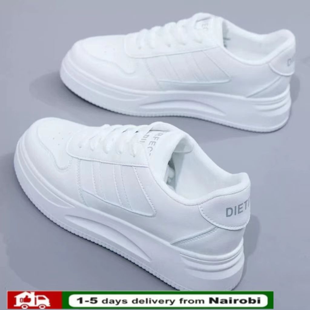 ZHR  white Athletic shoes  women's shoes breathable casual sports shoes pu uppert flat shoes female