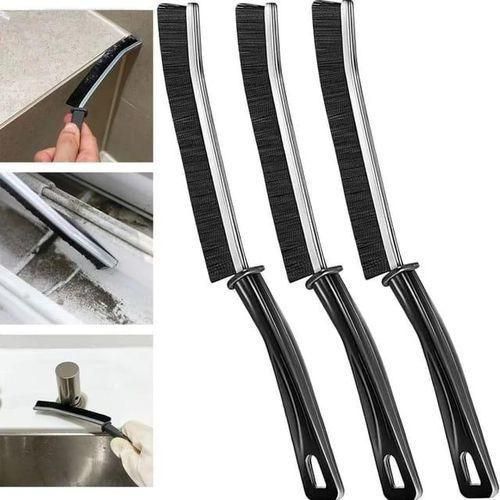 2 Pcs Gap Cleaning Brush Crevice Cleaning Brush Multifunctional Crevice Cleaning Tool Dead Corners Brushes for Bathroom Kitchen Tiles Window Door Track Deep Cleaning Brush