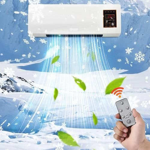 Mini Wall Mounted Air Conditioner with Remote - Portable Air Conditioners for Bedroom Living Room Office - Compact Design (L55*W24*H12cm)