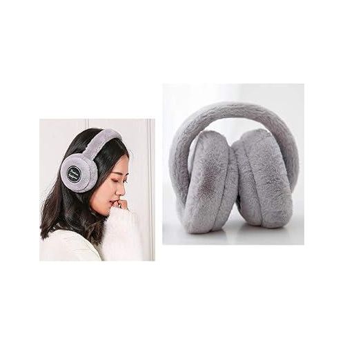 Plush Warm Earmuffs Wireless Earphones For Ladies And Children Ear-hook Warm Fluffy Earmuffs Winter Headphones Powerbank Buy Plush Warm Earmuffs