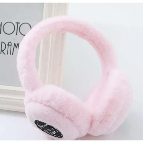 Plush Warm Earmuffs Wireless Earphones For Ladies And Children Ear-hook Warm Fluffy Earmuffs Winter Headphones Powerbank Buy Plush Warm Earmuffs
