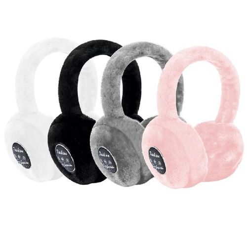 Plush Warm Earmuffs Wireless Earphones For Ladies And Children Ear-hook Warm Fluffy Earmuffs Winter Headphones Powerbank Buy Plush Warm Earmuffs