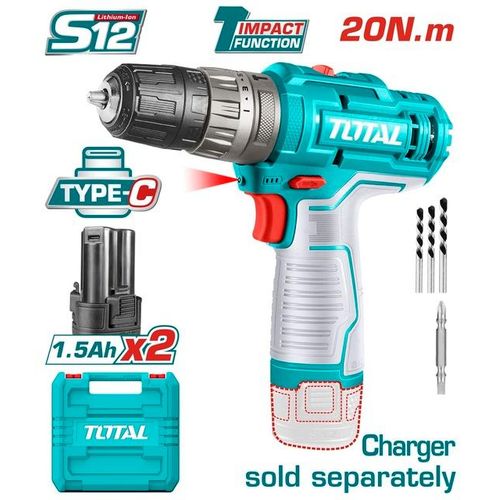 TOTAL Impact cordless drill.