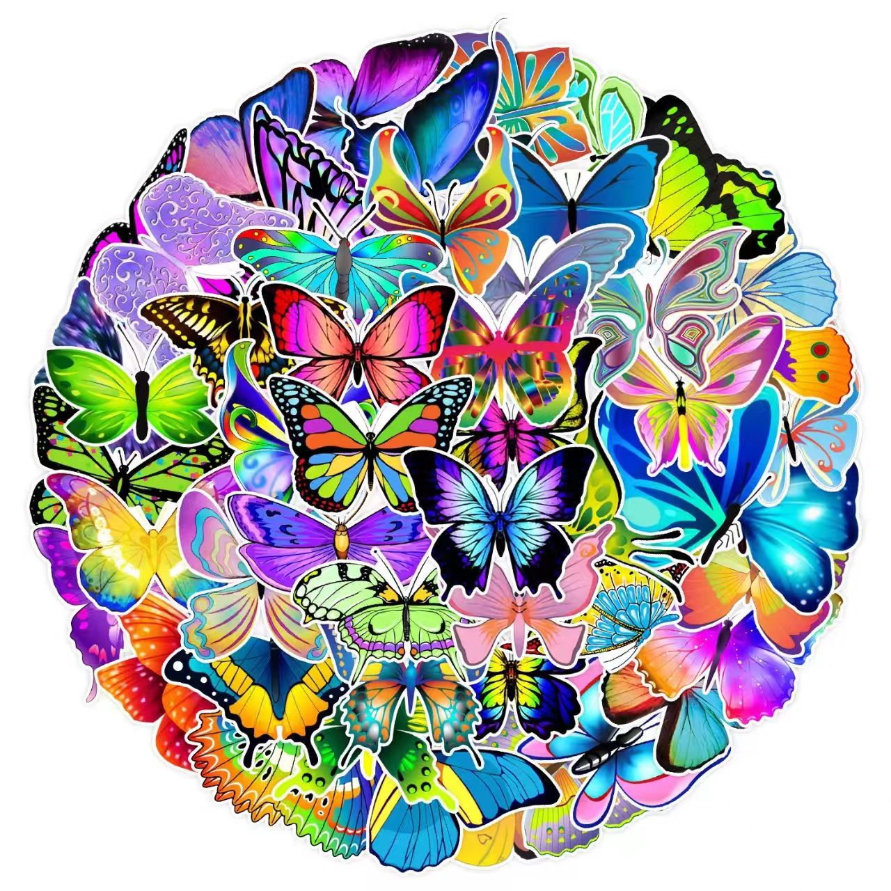 UPHUI 50PCS  Stylish Universal DIY Stickers Boho Graffiti Stickers for DIY Luggage Laptops Skateboards Motorcycle Bikes Suitcase Decals Graffiti Stickers