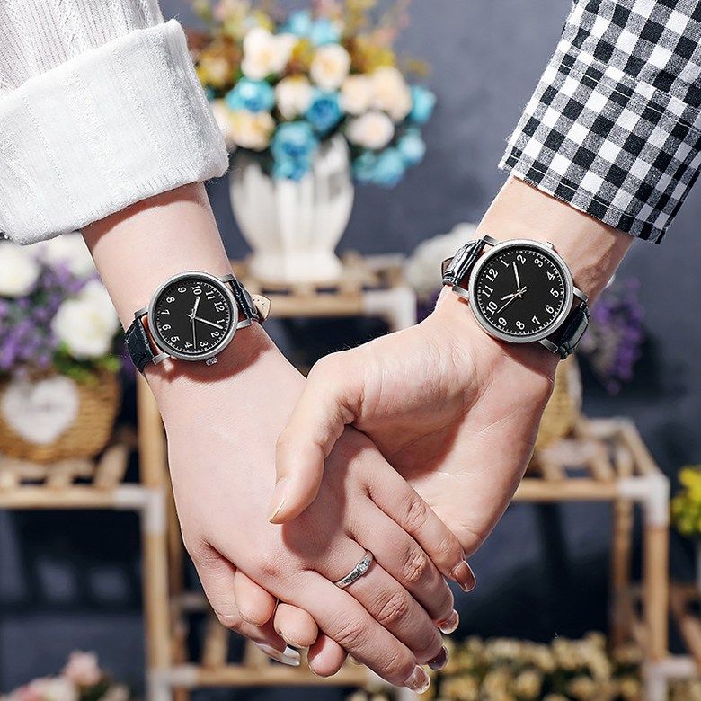 UPHUI 2 Pcs Couple Watch Lover Watches Couple Wristwatch Lovers Wrist Watch Modern Watches Business Watch Male Female Watches Leisure Watch Durable Casual Watches Fashion Watch