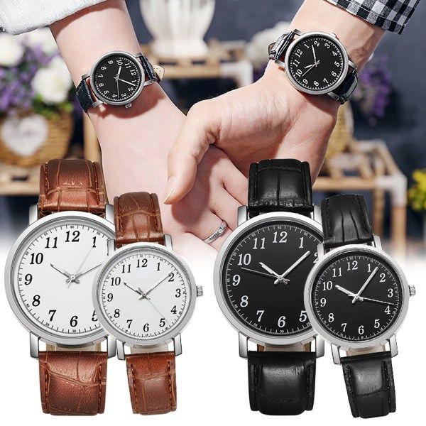 UPHUI 2 Pcs Couple Watch Lover Watches Couple Wristwatch Lovers Wrist Watch Modern Watches Business Watch Male Female Watches Leisure Watch Durable Casual Watches Fashion Watch