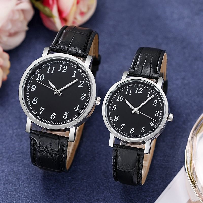 UPHUI 2 Pcs Couple Watch Lover Watches Couple Wristwatch Lovers Wrist Watch Modern Watches Business Watch Male Female Watches Leisure Watch Durable Casual Watches Fashion Watch