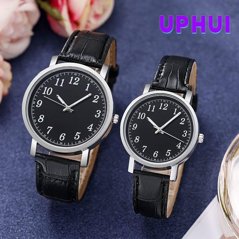 UPHUI 2 Pcs Couple Watch Lover Watches Couple Wristwatch Lovers Wrist Watch Modern Watches Business Watch Male Female Watches Leisure Watch Durable Casual Watches Fashion Watch