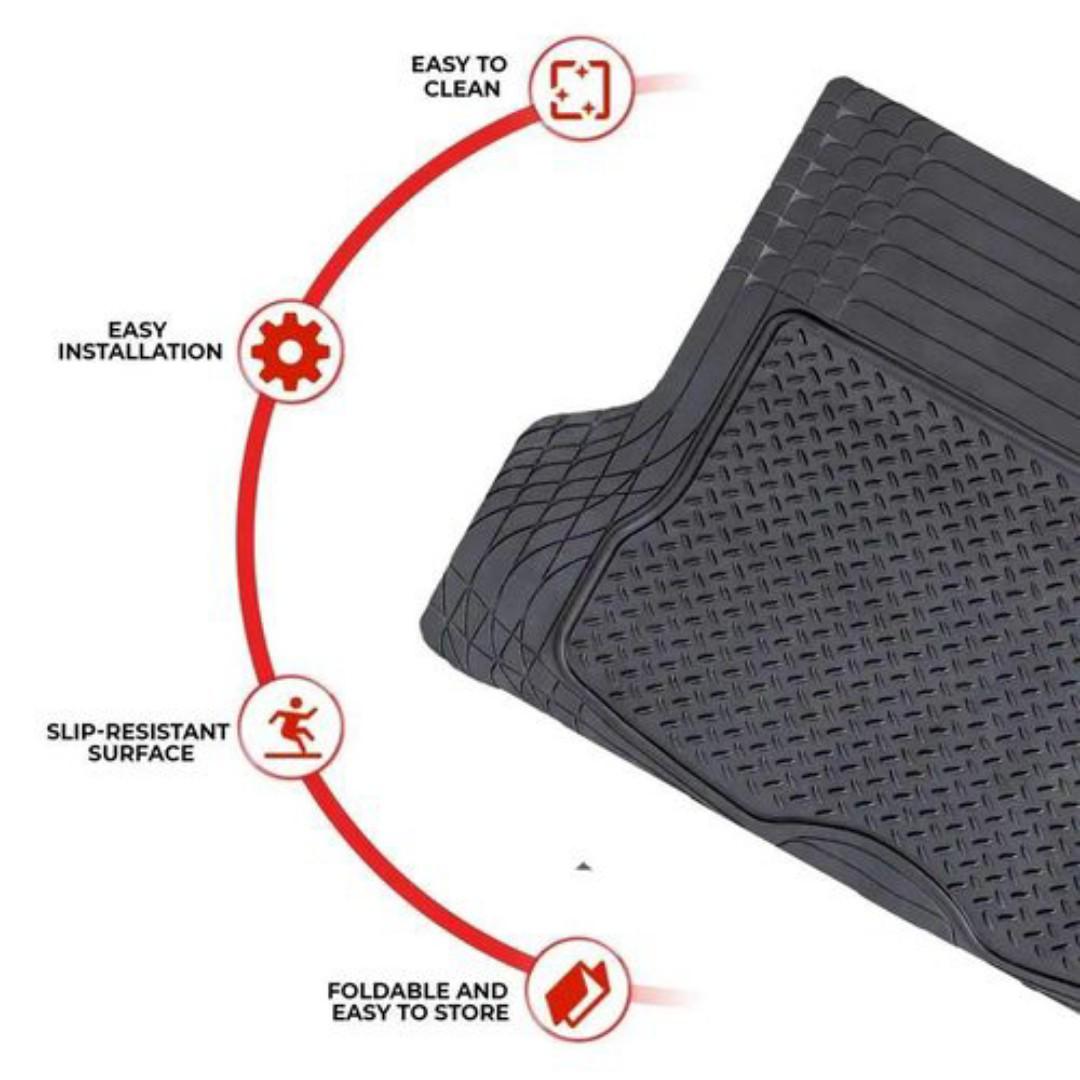 Universal Car Boot Liner Mat Heavy Duty Rubber Non Slip