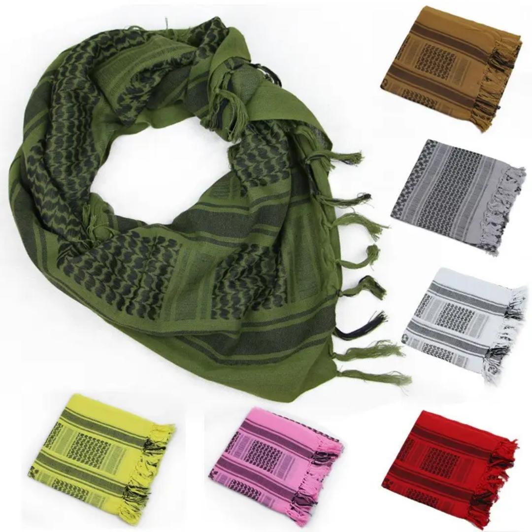 Arafat Unisex Head Wrap/ Scarf/shawl - Arab Keffiyeh Shemagh Desert Palestine