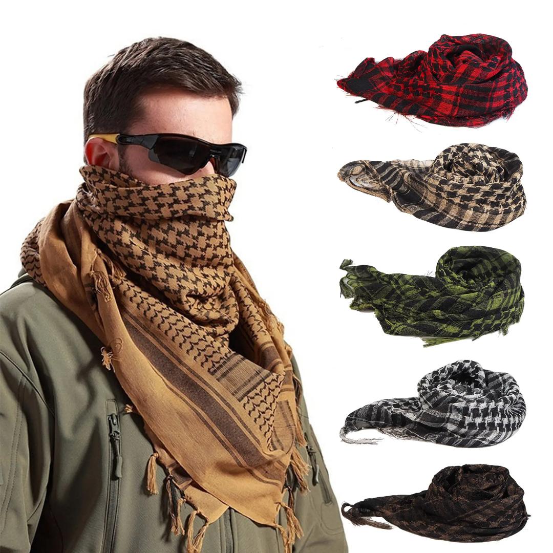 Arafat Unisex Head Wrap/ Scarf/shawl - Arab Keffiyeh Shemagh Desert Palestine