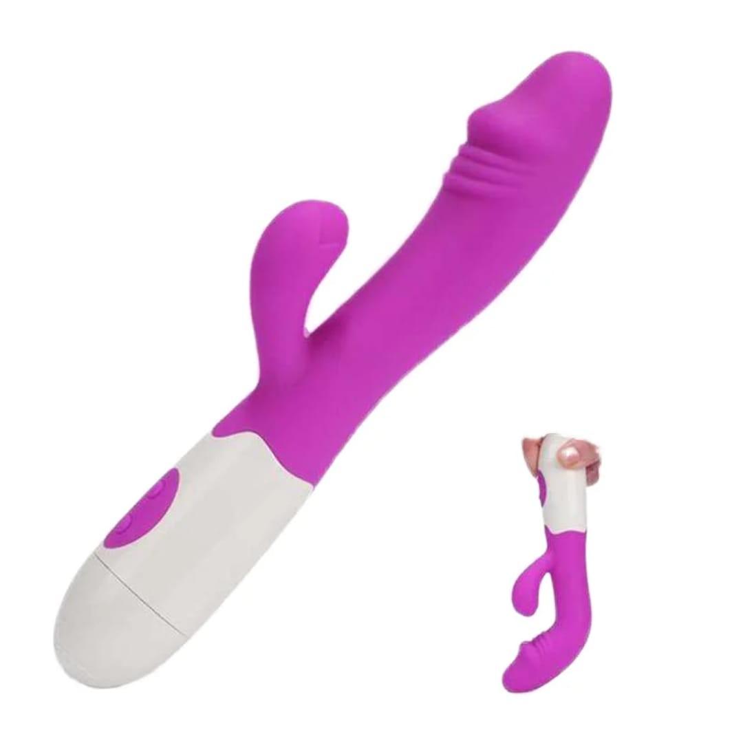 rechargeable rabbit vibrator dildo