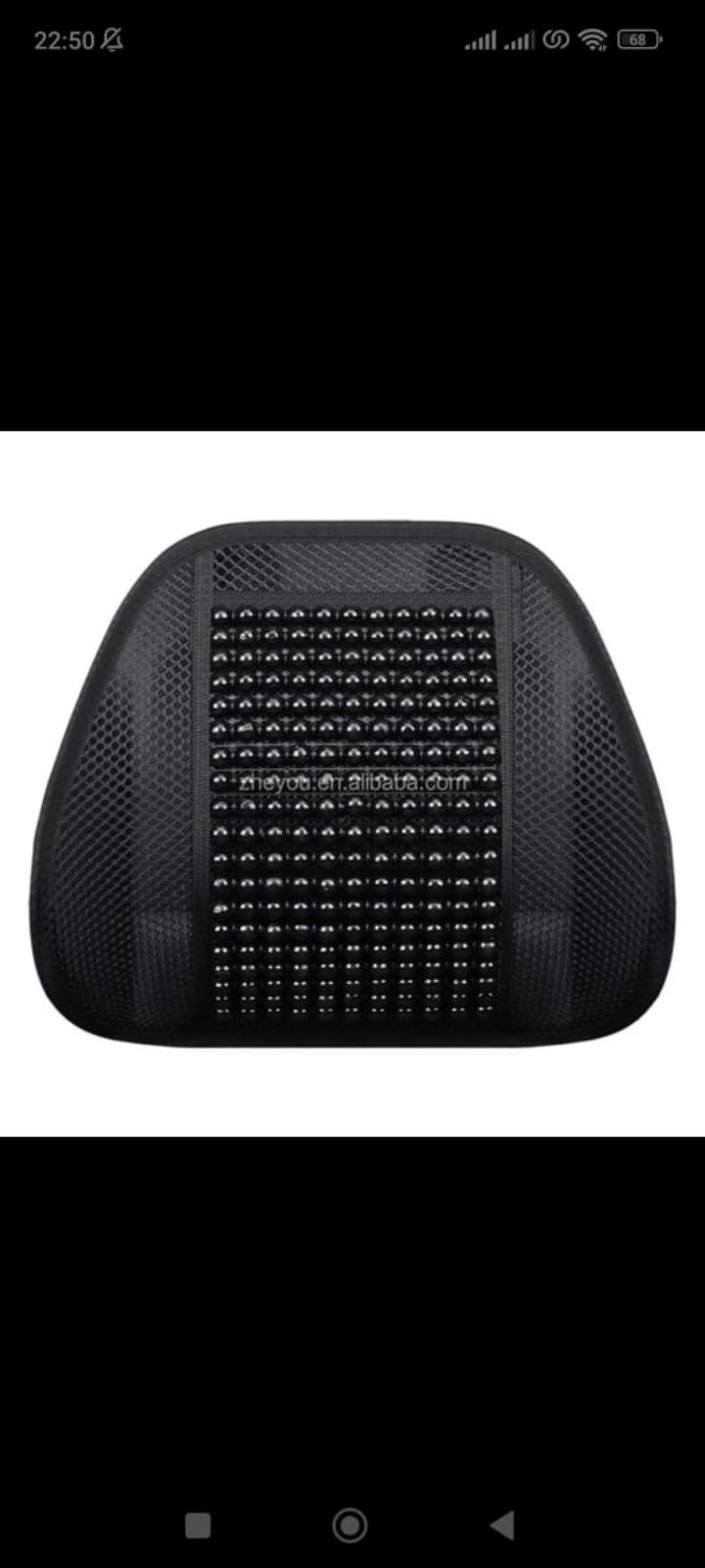 Heavy duty lumbar car seat and office backrest